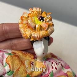Vintage Poupee Millet Cerri Art Porcelain Figurine Handmade Doll France