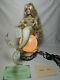 Vintage Rare Duck House Heirloom Porcelain Doll Mermaid Lamp Mint Withcoa And Box