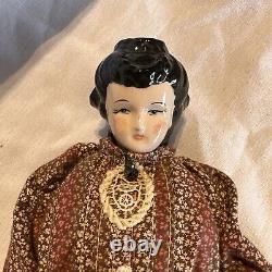 Vintage RARE Porcelain Head And Shoulders German China Doll 16