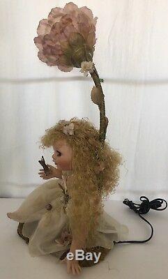 Vintage Rare Duck House Heirloom Porcelain Doll Fairy Lamp Night Light