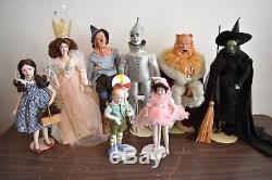 Vintage Rare! Franklin Heirloom Wizard Of Oz Porcelain Doll Collection ++ Boxes