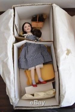 Vintage Rare! Franklin Heirloom Wizard Of Oz Porcelain Doll Collection ++ Boxes