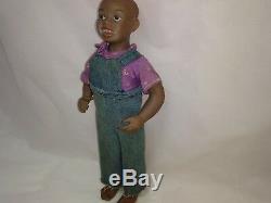 Vintage Rare Nicodemus Clay/Porcelain African Americana Boy Doll Head & Kane Inc