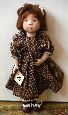 Vintage Rare Sylvia Natterer 1986 Hand Made Porcelain Doll 14 Limited Ed P1370