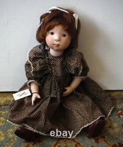 Vintage Rare Sylvia Natterer 1986 Hand Made Porcelain Doll 14 Limited Ed P1370