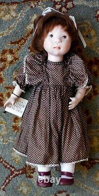 Vintage Rare Sylvia Natterer 1986 Hand Made Porcelain Doll 14 Limited Ed P1370