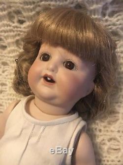 Vintage Repro Of Antique Bisque Doll Ceramic Armand Marseille Germany 996