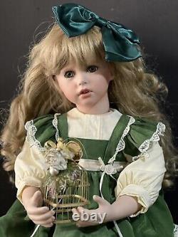 Vintage Reproduction Porcelain 25 Doll Whitney by Donna Rubert Mold