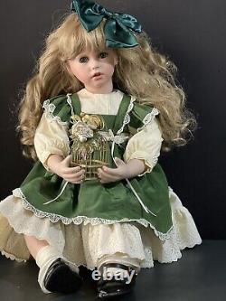 Vintage Reproduction Porcelain 25 Doll Whitney by Donna Rubert Mold