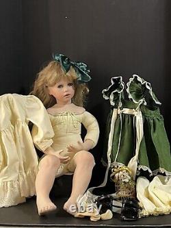 Vintage Reproduction Porcelain 25 Doll Whitney by Donna Rubert Mold