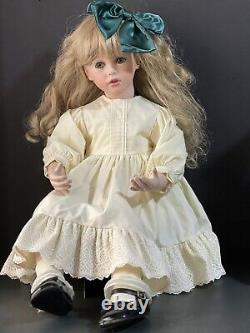 Vintage Reproduction Porcelain 25 Doll Whitney by Donna Rubert Mold