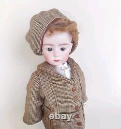 Vintage Reproduction Vernon Sealy Doll Porcelain HEUBACH BILLIE 27 ATTIRE 60CM