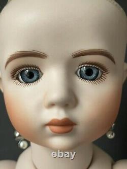 Vintage Reproduction of French Antique Albert Marque Porcelain 19 Doll