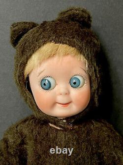 Vintage Reproduction of JDK 221 Ges Gesch Googly Eyes 11 Porcelain Doll