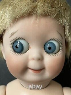 Vintage Reproduction of JDK 221 Ges Gesch Googly Eyes 11 Porcelain Doll