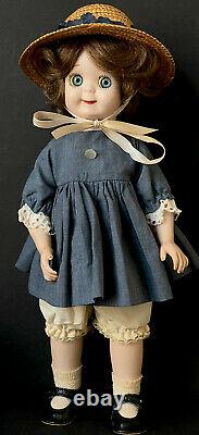 Vintage Reproduction of JDK 221 Ges Gesch Googly Eyes 13 Porcelain Doll