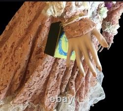 Vintage Rustie Charlotte Porcelain Doll 36 Tall Limited Edition 0450/2000 With