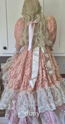 Vintage Rustie Charlotte Porcelain Doll 36 Tall Limited Edition 0450/2000 With