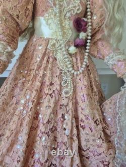 Vintage Rustie Charlotte Porcelain Doll 36 Tall Limited Edition 0450/2000 With