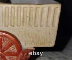 Vintage Schafer & Vater Chloe Preston Peek-A-Boo Figurine -Boy on Cart with Donkey