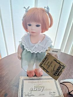 Vintage Seymour Mann Porcelain Doll-Brandi with Umbrella Limited Edition