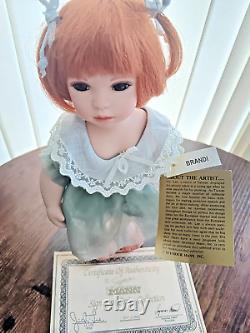 Vintage Seymour Mann Porcelain Doll-Brandi with Umbrella Limited Edition