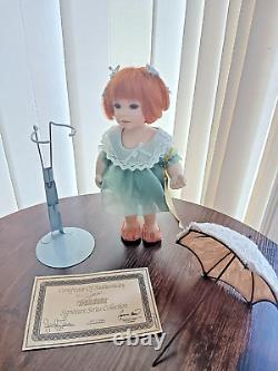 Vintage Seymour Mann Porcelain Doll-Brandi with Umbrella Limited Edition