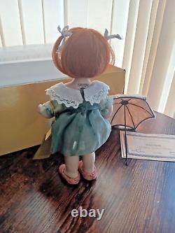 Vintage Seymour Mann Porcelain Doll-Brandi with Umbrella Limited Edition