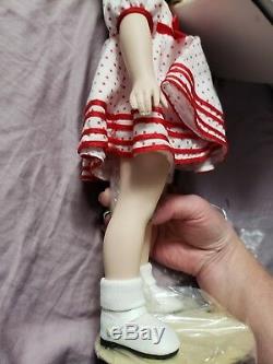 Vintage Shirley Temple Stand up and Cheer porcelain Doll