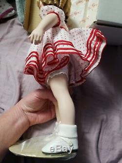 Vintage Shirley Temple Stand up and Cheer porcelain Doll