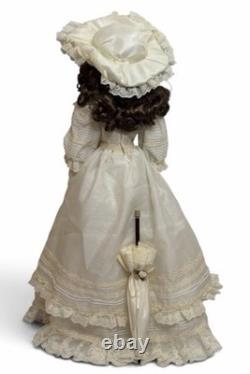 Vintage Show Stoppers Victorian Style Porcelain Collector Doll 28 Tall w Access