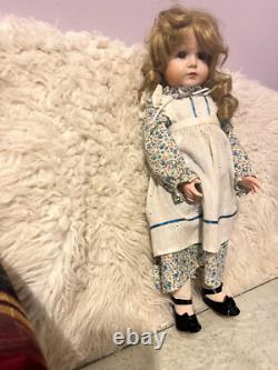 Vintage Simon & Halbig 117 Bisque Porcelain Doll 16 Kammer Reinhardt K&R German