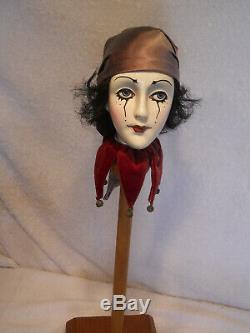 Vintage Sir Cedric's Good Heads Porcelain Clown Jester 1983