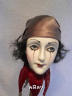 Vintage Sir Cedric's Good Heads Porcelain Clown Jester 1983