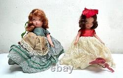 Vintage StoryBook Bisque Porcelain Dolls, LOT OF 15