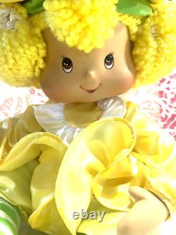 Vintage Strawberry Shortcake Marie Osmond Porcelain Doll Lemon Meringue With Box