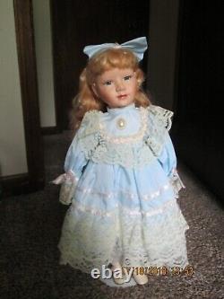 Vintage Tall Porcelain Doll