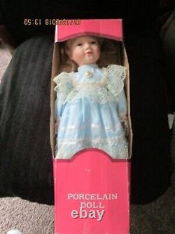 Vintage Tall Porcelain Doll