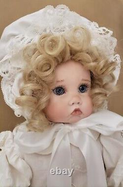 Vintage The Doll Maker Linda Rick Signed Porcelain Baby Susannah Doll 22 32/300