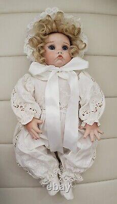 Vintage The Doll Maker Linda Rick Signed Porcelain Baby Susannah Doll 22 32/300