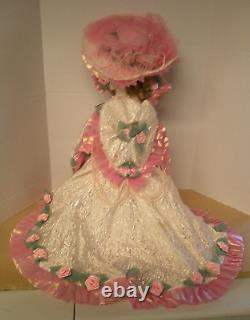 Vintage The Franklin Mint Porcelain Blushing Rose Doll by Maryse Nicole