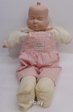 Vintage Three 3 Faces of Eve Porcelain 13 Doll Swivel Head Sad Happy Sleep Rare