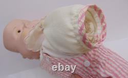 Vintage Three 3 Faces of Eve Porcelain 13 Doll Swivel Head Sad Happy Sleep Rare