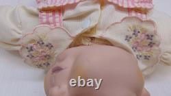 Vintage Three 3 Faces of Eve Porcelain 13 Doll Swivel Head Sad Happy Sleep Rare