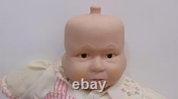 Vintage Three 3 Faces of Eve Porcelain 13 Doll Swivel Head Sad Happy Sleep Rare