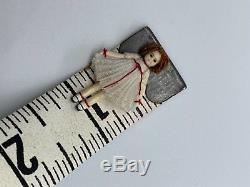 Vintage Tiny Renee Delaney miniature Shirley Temple beautiful doll