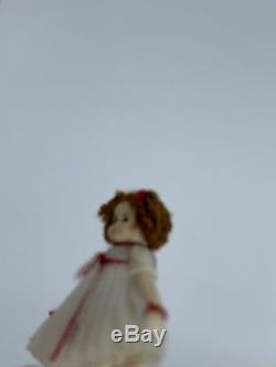 Vintage Tiny Renee Delaney miniature Shirley Temple beautiful doll