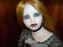 Vintage VICTORIAN porcelain vampire doll