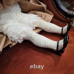 Vintage Victorian Parian Empress Bisque Porcelain Doll 28 Tall