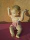 Vintage Victorian Piano Baby 7.25 Antique Bisque Porcelain Doll Art Noveau